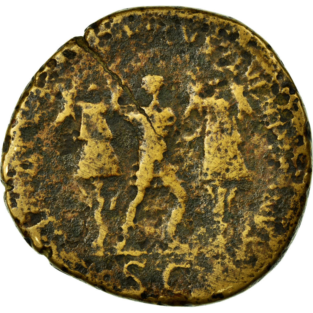 Monnaie, Trajan, Dupondius, 98-117, Roma, B+, Cuivre, RIC:676