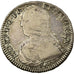 Moeda, França, Louis XV, 1/2 ECU, 44 Sols, 1728, Bayonne, VF(20-25), Prata