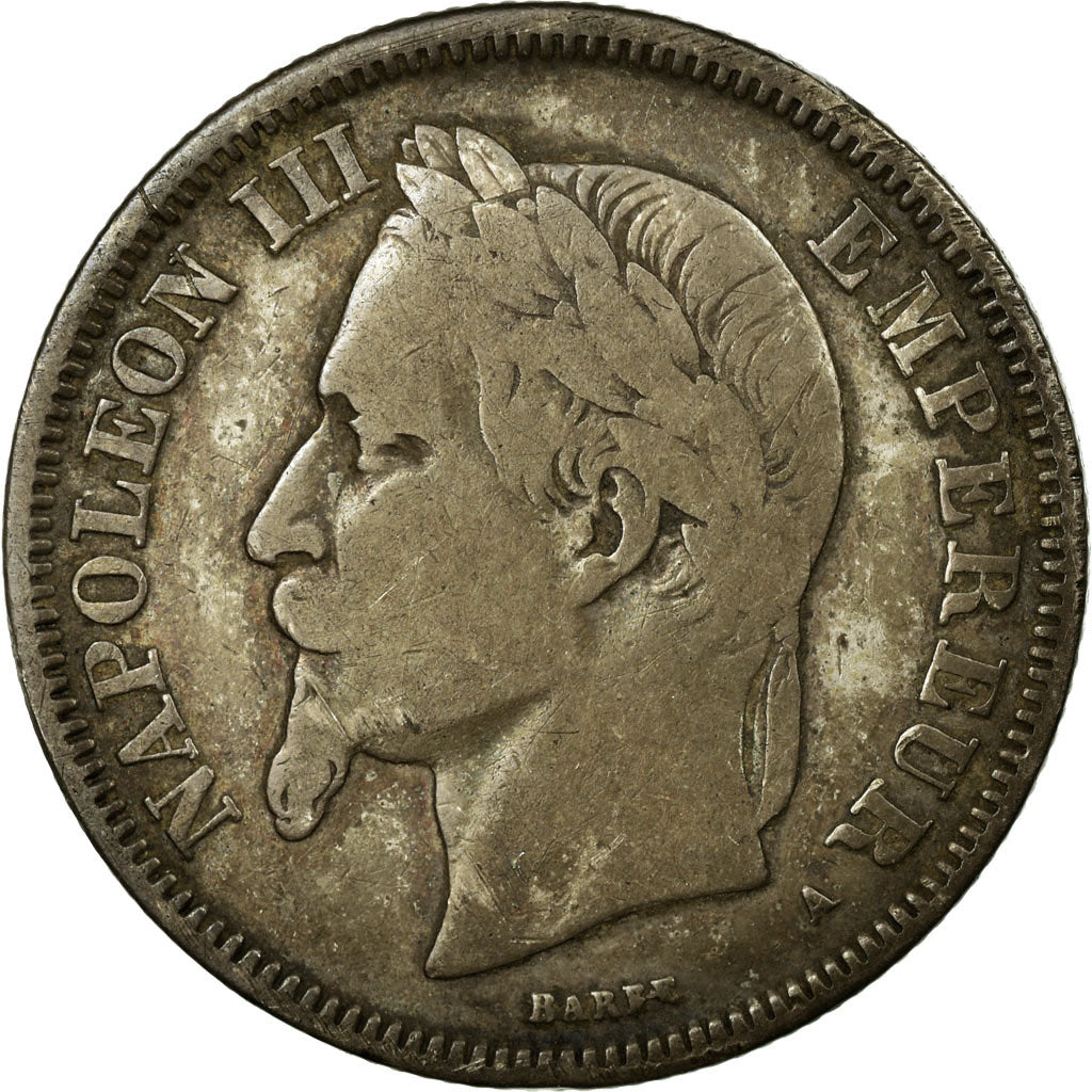 Münze, Frankreich, Napoleon III, Napoléon III, 2 Francs, 1866, Paris, SGE+