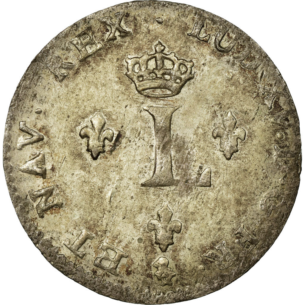 Moneta, Francia, Louis XV, Double sol (2 sous) en billon, 2 Sols, 1764, Paris