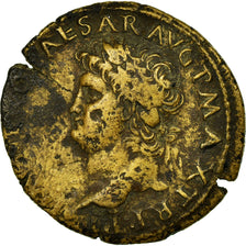 Coin, Nero, As, 66, Lyon - Lugdunum, VF(30-35), Copper, RIC:523