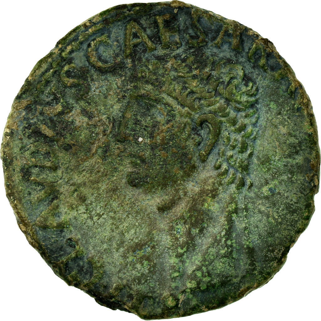 Münze, Claudius, As, 41-50, Rome, Gallic imitation, SS, Bronze, RIC:100