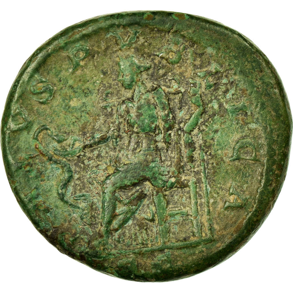 Coin, Macrinus, As, AD 217-218, Roma, VF(30-35), Bronze, RIC:200
