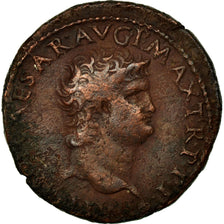 Coin, Nero, As, 66, Lyon - Lugdunum, EF(40-45), Copper, Cohen:103