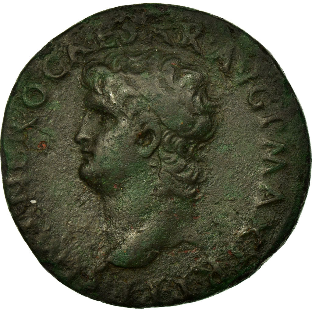 Moneta, Nero, As, 66, Lyon - Lugdunum, BB, Bronzo, RIC:534