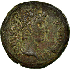 Coin, Augustus, As, Lyons, EF(40-45), Copper, RIC 230