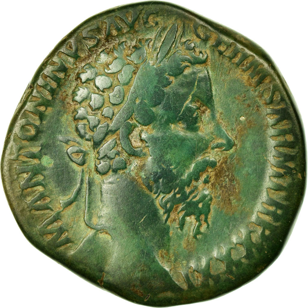 Coin, Marcus Aurelius, Sestertius, 161, Rome, VF(30-35), Copper, RIC:1154