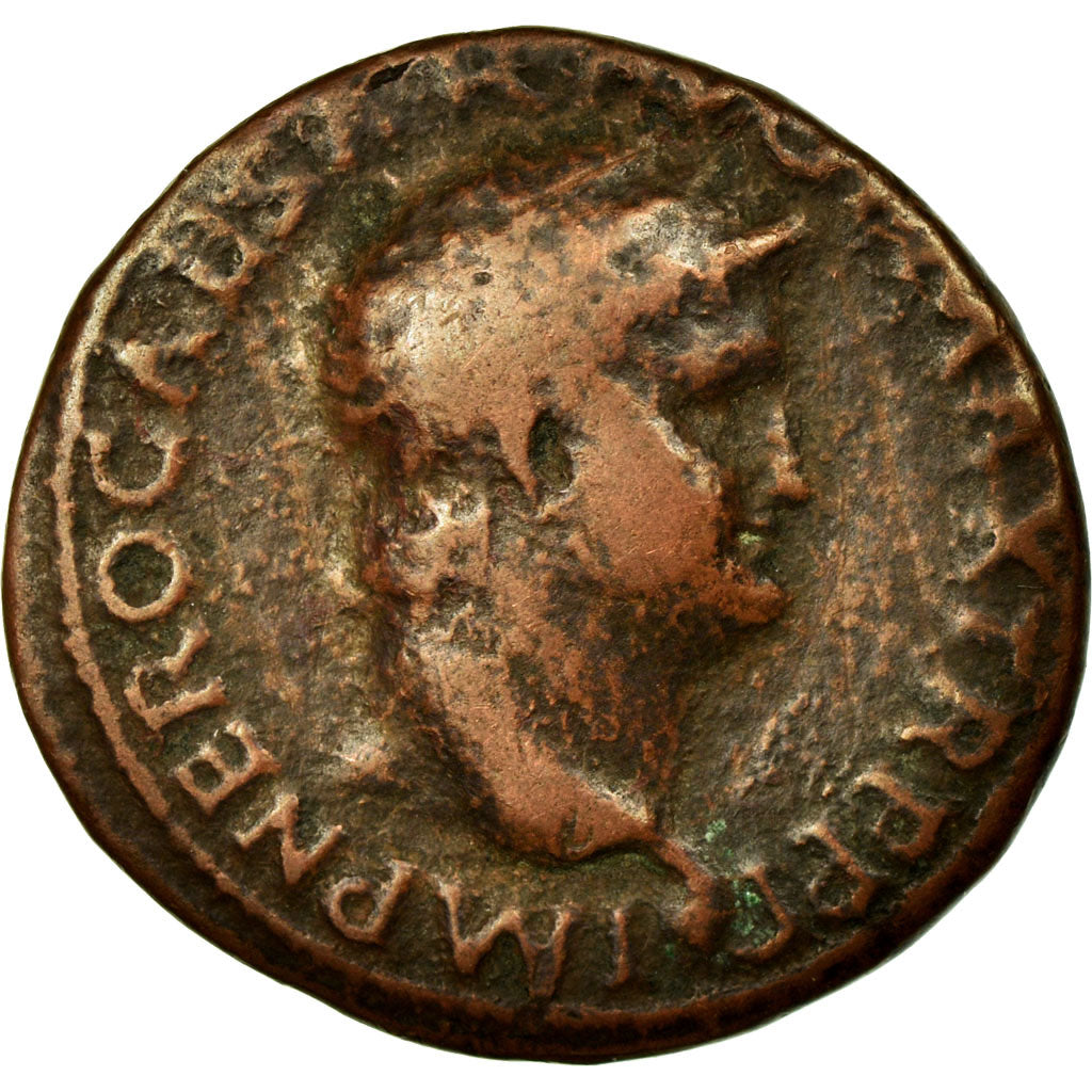 Coin, Nero, As, 66, Lyon - Lugdunum, VF(20-25), Copper, RIC:543