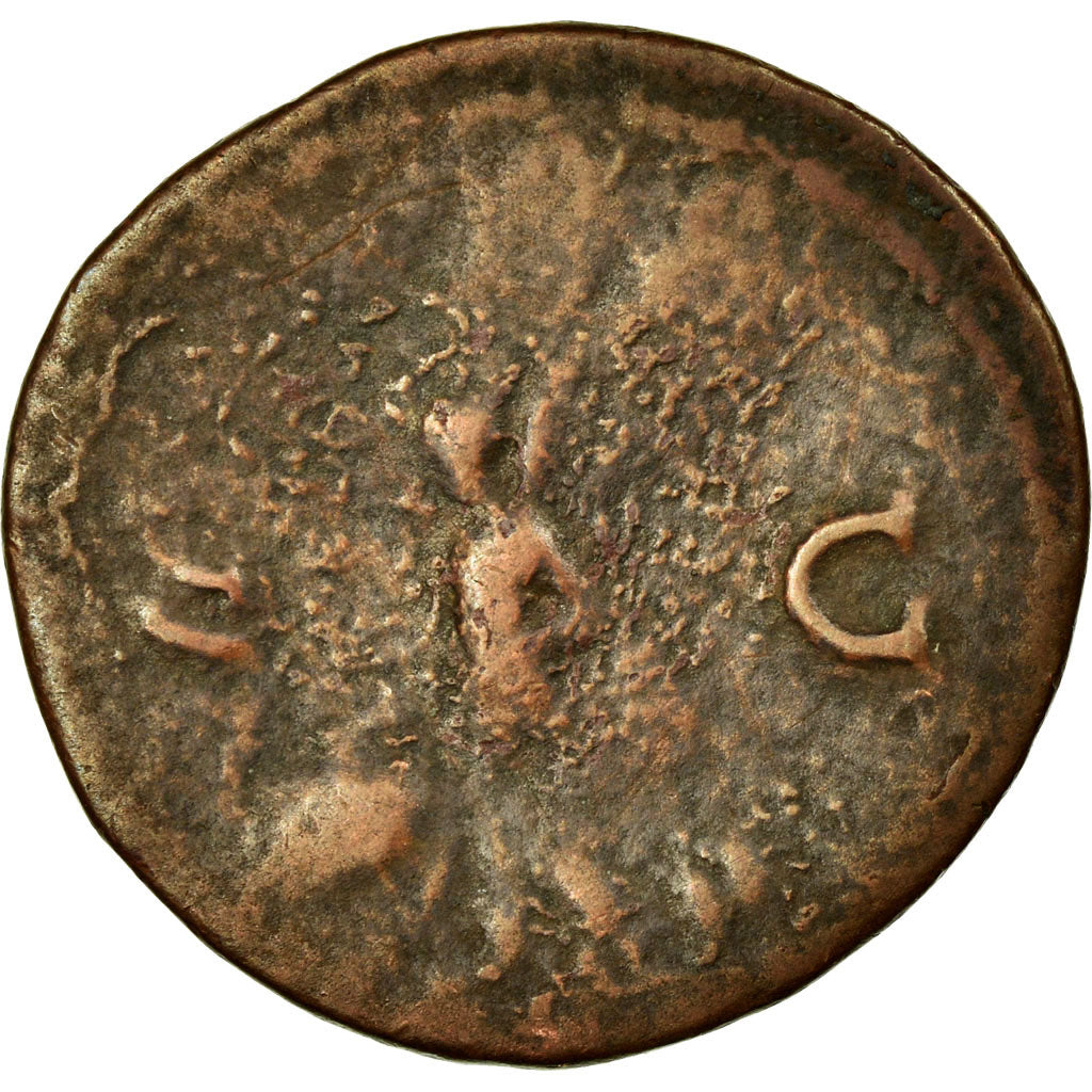 Coin, Nero, As, 66, Lyon - Lugdunum, VF(20-25), Copper, RIC:543