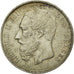 Moneta, Belgio, Leopold II, 5 Francs, 5 Frank, 1873, BB+, Argento, KM:24