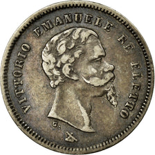 Coin, ITALIAN STATES, EMILIA, Vittorio Emanuele II, 50 Centesimi, 1860