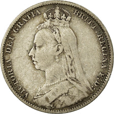 Coin, Great Britain, Victoria, Shilling, 1890, VF(30-35), Silver, KM:774