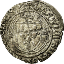 Coin, France, Louis XII, Blanc de Provence, Tarascon, EF(40-45), Billon