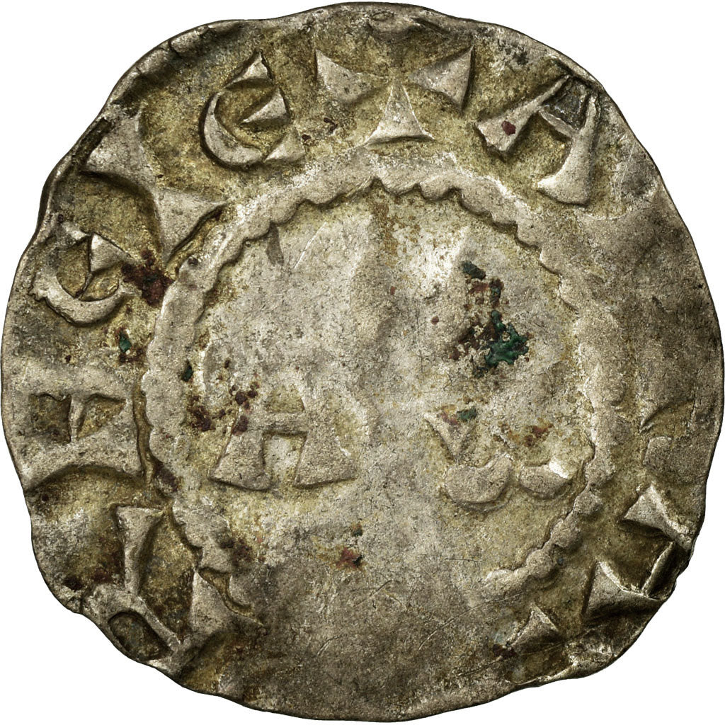 Coin, France, Picardie, Denarius, Corbie, VF(30-35), Silver, Boudeau:1909