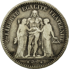 Coin, France, Hercule, 5 Francs, 1848, Paris, VF(20-25), Silver, KM:756.1