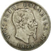 Moeda, Itália, Vittorio Emanuele II, 5 Lire, 1870, Milan, VF(20-25), Prata