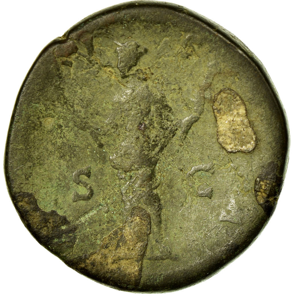 Coin, Faustina I, Sestertius, 141-143, Roma, F(12-15), Bronze, RIC:1118