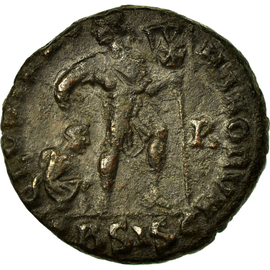 Moneta, Valentinian I, Nummus, 367-375, Siscia, VF(20-25), Miedź, RIC:14