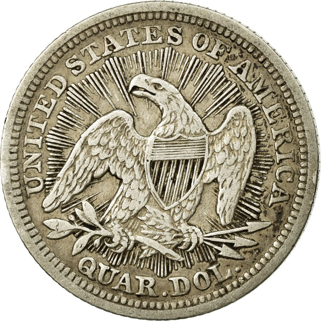 Moneta, Stati Uniti, Seated Liberty Quarter, Quarter, 1853, U.S. Mint