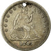 Coin, United States, Seated Liberty Quarter, Quarter, 1845, U.S. Mint