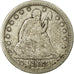 Coin, United States, Seated Liberty Quarter, Quarter, 1858, U.S. Mint