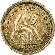 Moneta, Stati Uniti, Seated Liberty Dime, Dime, 1850, U.S. Mint, Philadelphia