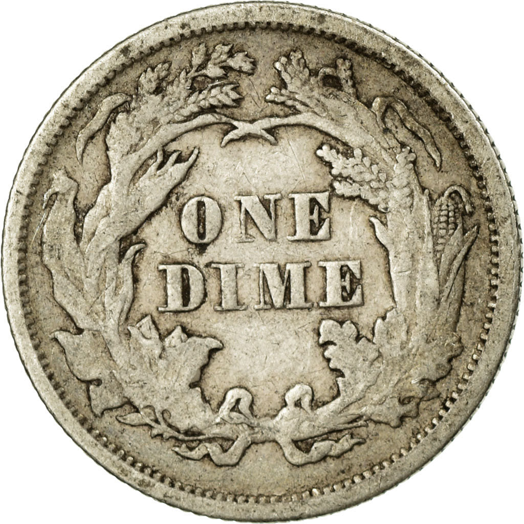 Monnaie, États-Unis, Seated Liberty Dime, Dime, 1873, U.S. Mint, Philadelphie