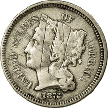Coin, United States, Silver 3 Cents - Type 3, Silver 3 Cents, 1872, U.S. Mint
