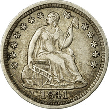 Coin, United States, Seated Liberty Half Dime, Half Dime, 1841, U.S. Mint