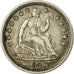 Coin, United States, Seated Liberty Half Dime, Half Dime, 1841, U.S. Mint