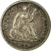 Coin, United States, Seated Liberty Half Dime, Half Dime, 1861, U.S. Mint