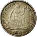 Moneda, Estados Unidos, Seated Liberty Half Dime, Half Dime, 1872, U.S. Mint