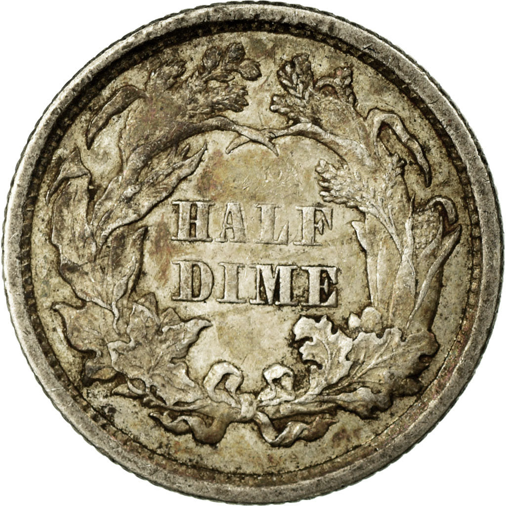 Moneda, Estados Unidos, Seated Liberty Half Dime, Half Dime, 1872, U.S. Mint