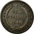 Munten, Haïti, 6 Centimes, 1846, ZF+, Koper, KM:28