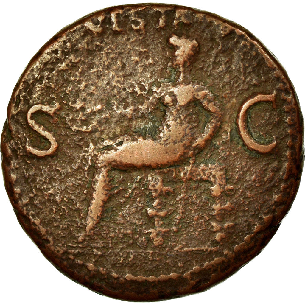 Coin, Caligula, As, Roma, VF(20-25), Bronze, RIC:38
