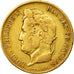 Coin, France, Louis-Philippe, 40 Francs, 1833, Paris, VF(20-25), Gold, KM:747.1
