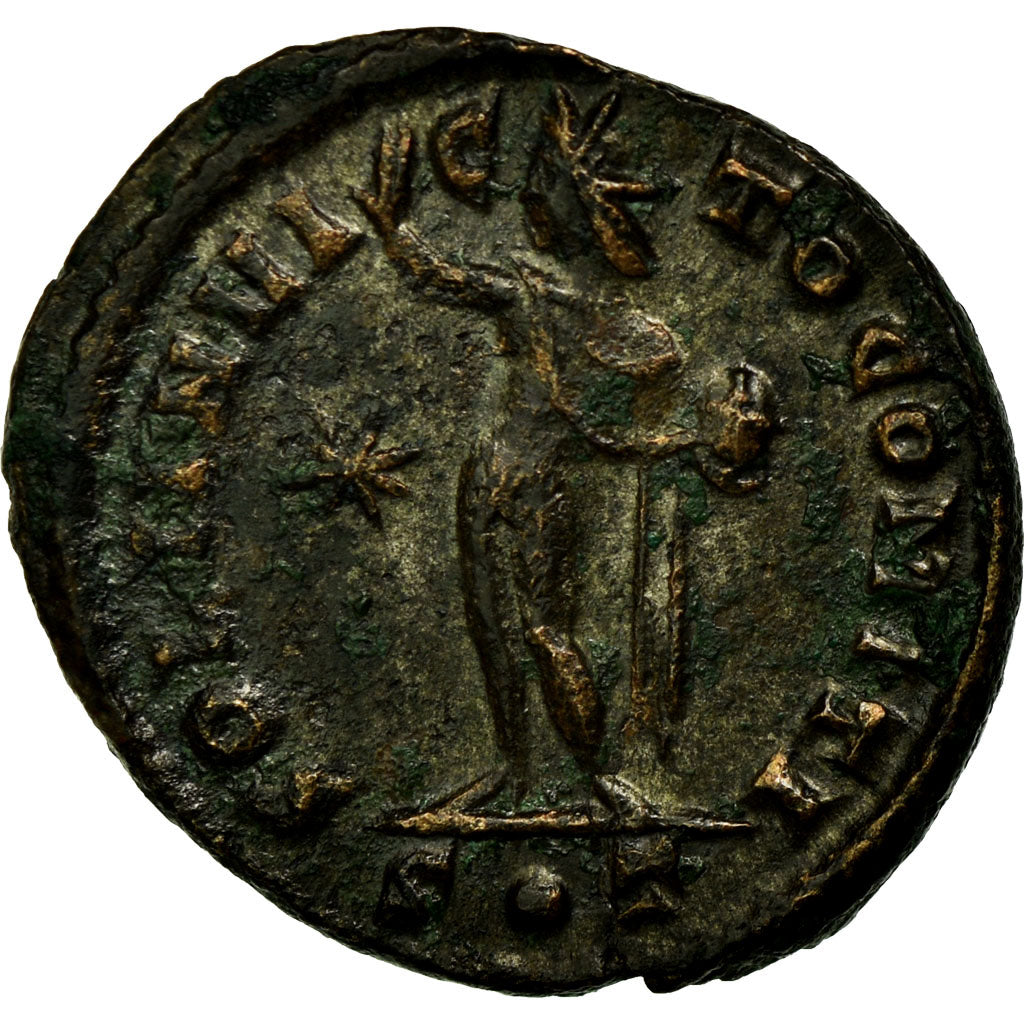 Munten, Constantijn I, Nummus, 313-314, Ticinum, FR+, Koper, RIC:21