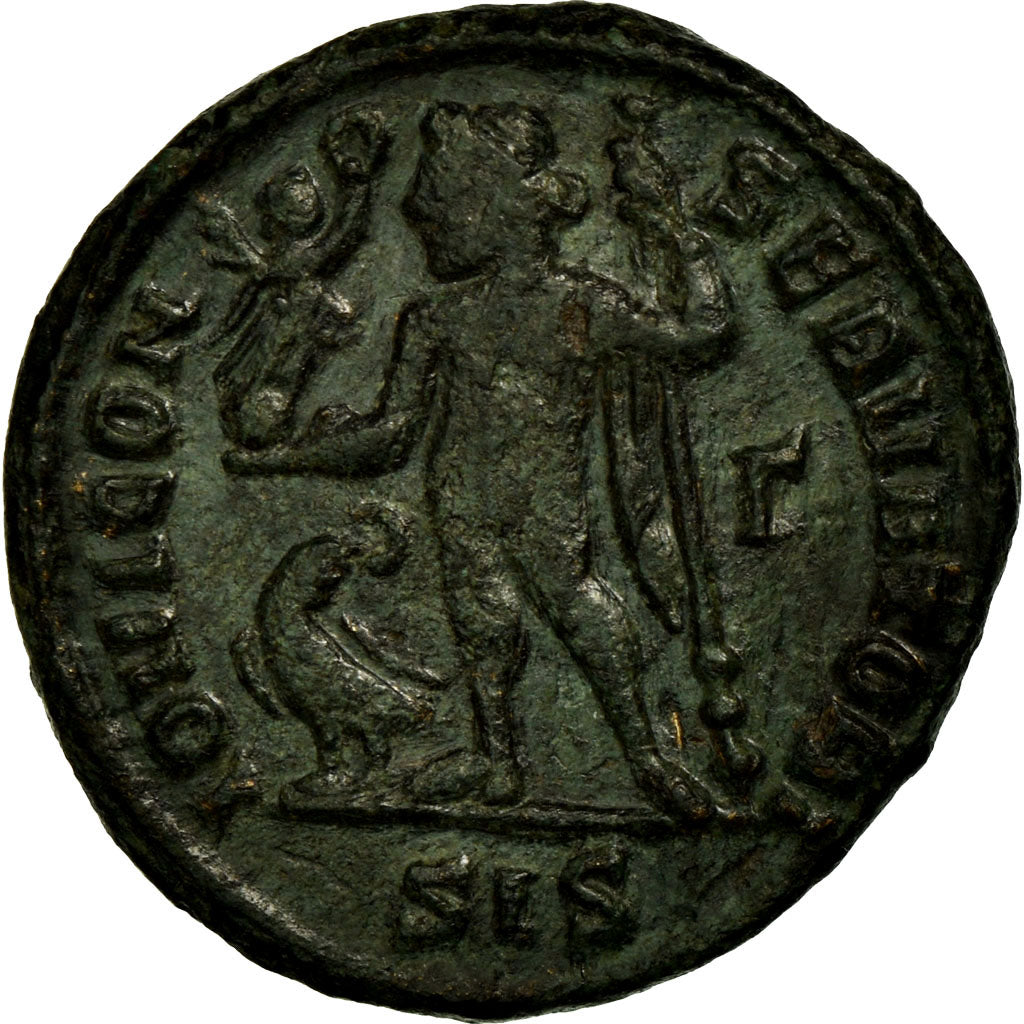 Munten, Constantijn I, Nummus, 312-313, Siscia, ZF, Koper, RIC:7