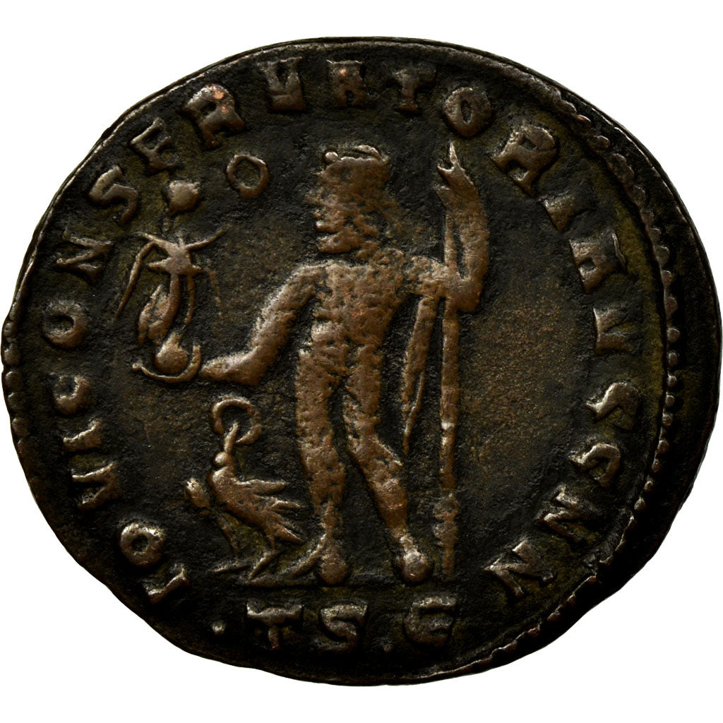 Coin, Constantine I, Nummus, 313-314, Thessalonica, VF(30-35), Copper
