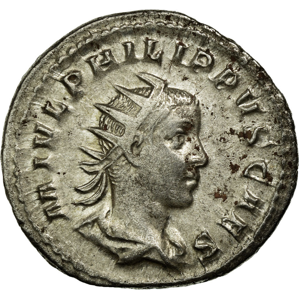 Coin, Philip II, Antoninianus, Roma, AU(55-58), Billon, RIC:218