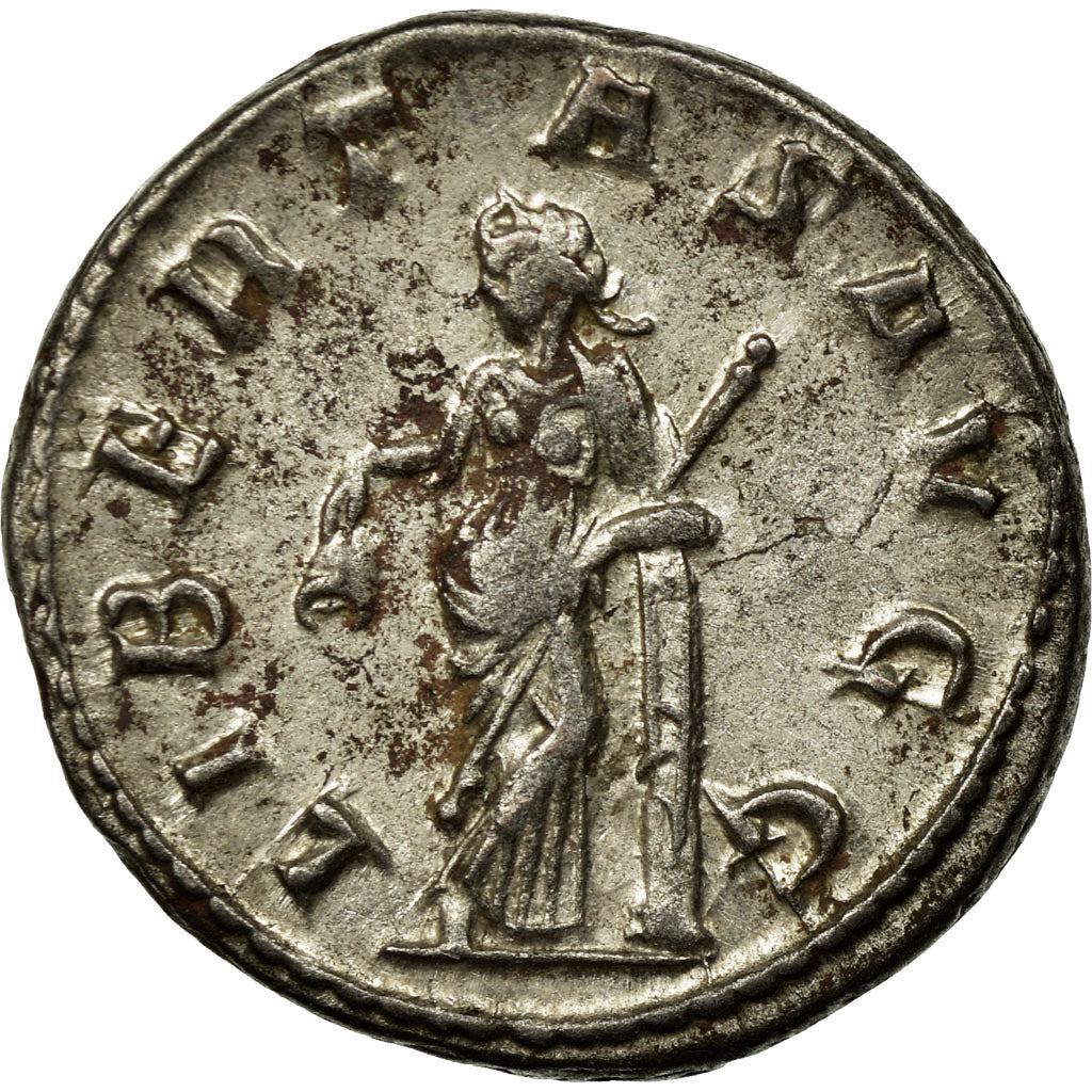 Münze, Trebonianus Gallus, Antoninianus, 253, Roma, SS+, Billon, RIC:39