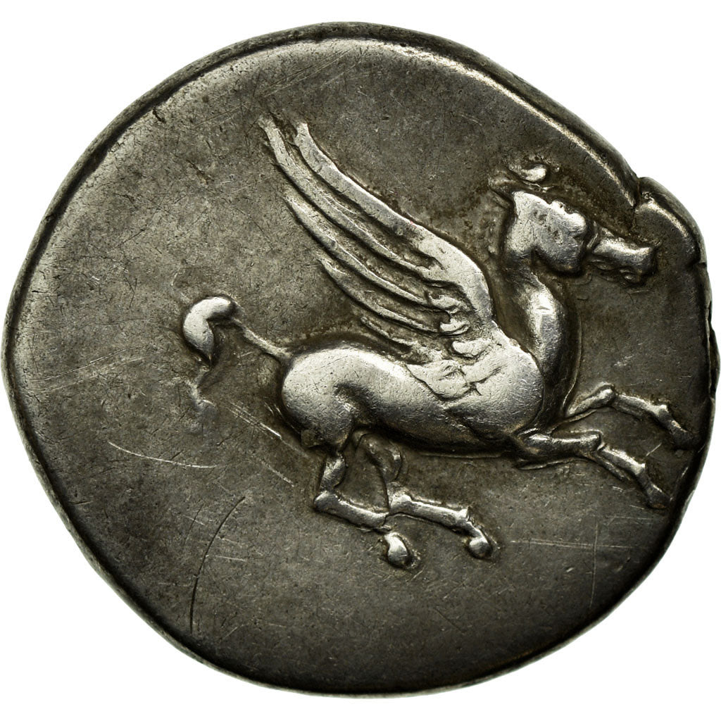 Coin, Athena, Stater, Corinth, EF(40-45), Silver, BMC:57
