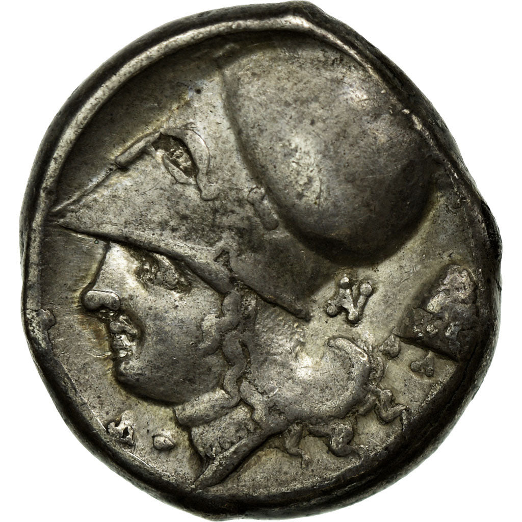 Moneta, Athena, Stater, Corinth, BB, Argento