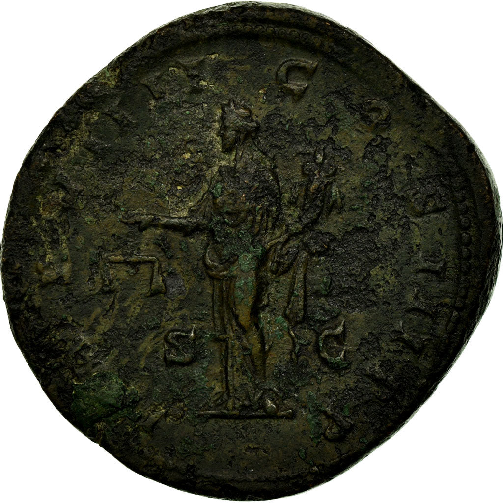 Coin, Marcus Aurelius, Sestertius, 178, Rome, VF(30-35), Copper, RIC:1227