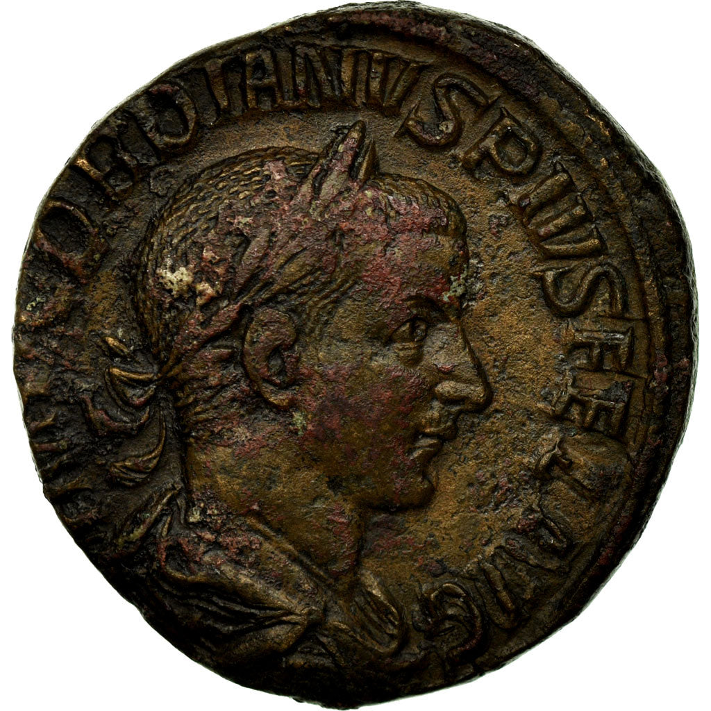 Coin, Gordian III, Sestertius, 241, Rome, EF(40-45), Copper, RIC:306a