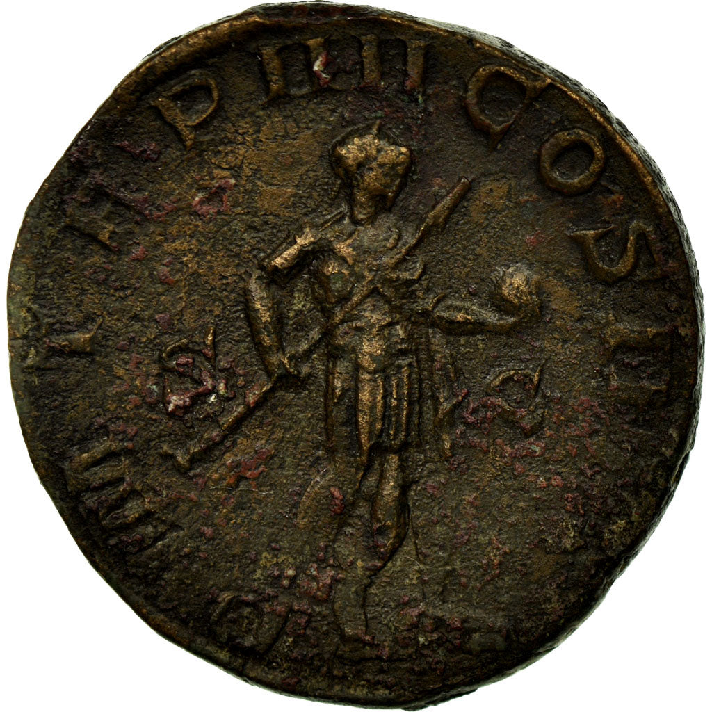 Coin, Gordian III, Sestertius, 241, Rome, EF(40-45), Copper, RIC:306a
