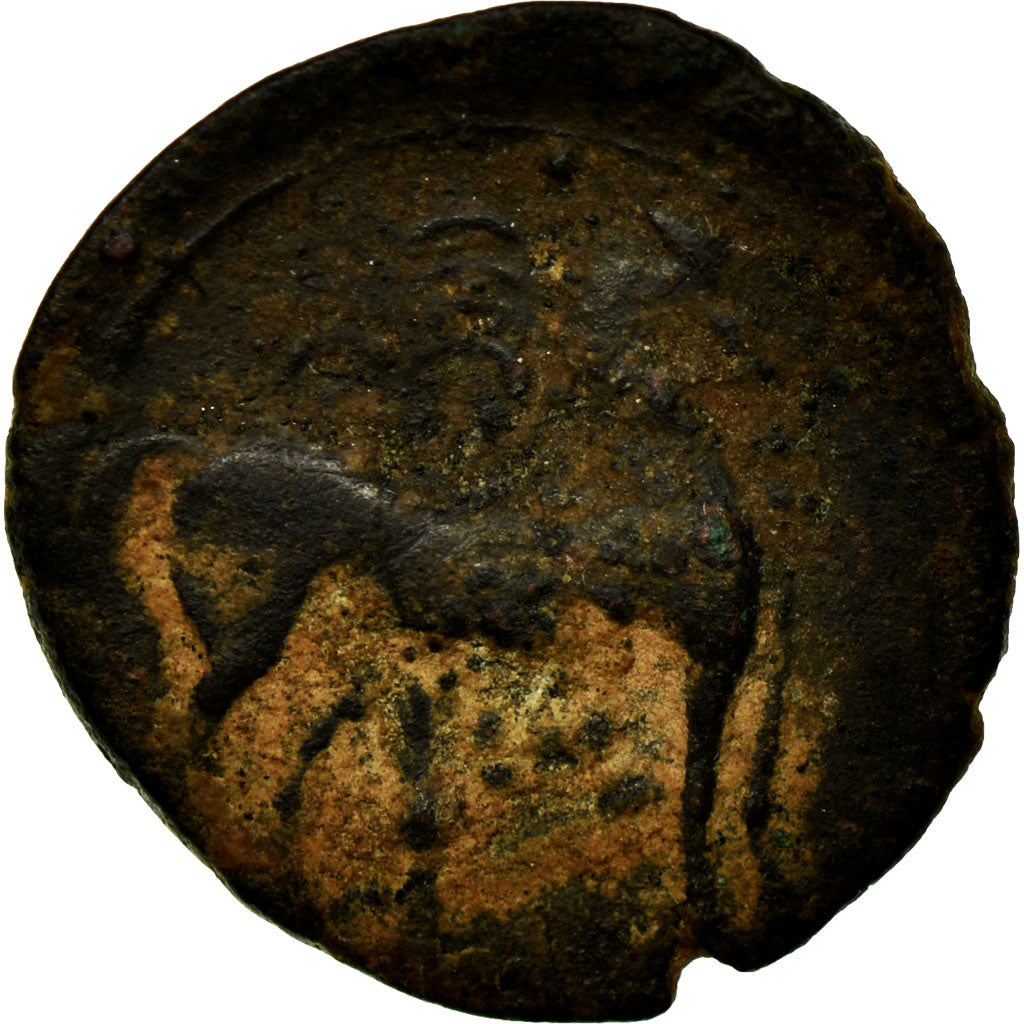 Coin, Carthage, Zeugitane, 1/2 Shekel, VF(20-25), Bronze, SNG Cop:397-8