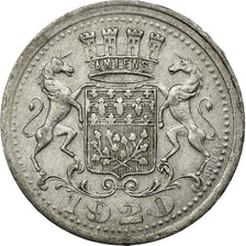 Coin, France, 25 Centimes, 1920, Amiens, EF(40-45), Aluminium, Elie:10.2