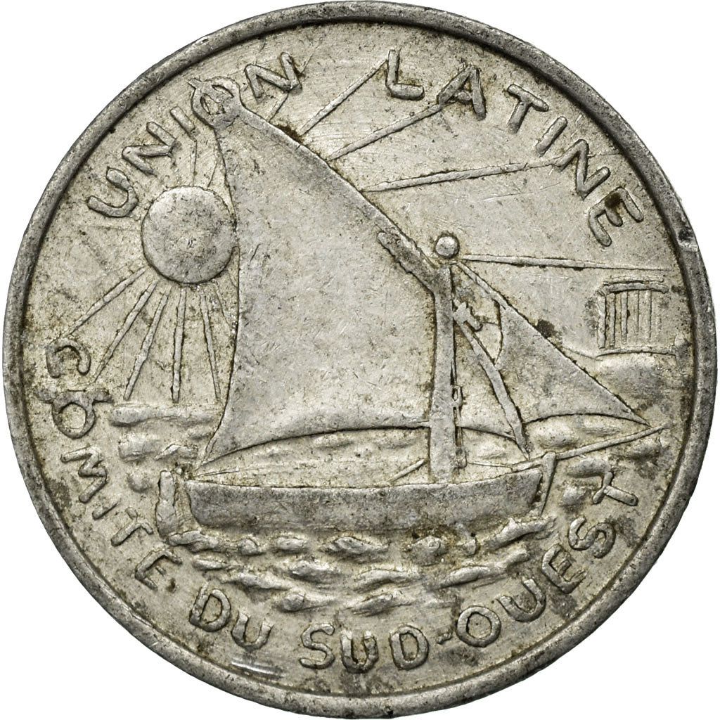 Münze, Frankreich, 25 Centimes, 1922, Toulouse, SS, Aluminium, Elie:15.9
