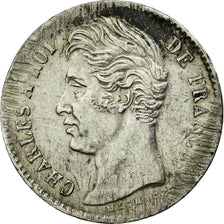 Moneta, Francja, Charles X, 1/4 Franc, 1829, Nantes, EF(40-45), Srebro